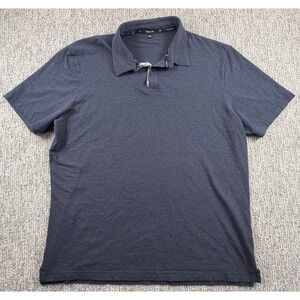 Public Rec Polo Shirt Mens 2XL Navy Blue Pima Cotton Tencel Spandex Short Sleeve